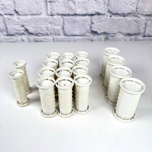 18 Vtg Clairol Hot Rollers Curlers Replacement Parts Sm Med & Lg Model PTC-20